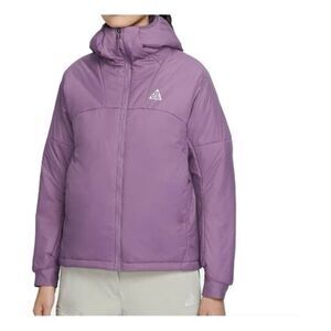 Nike ACG Therma-FIT ADV Women’s Jacket Purple Hooded Puffer – Size L, NWT